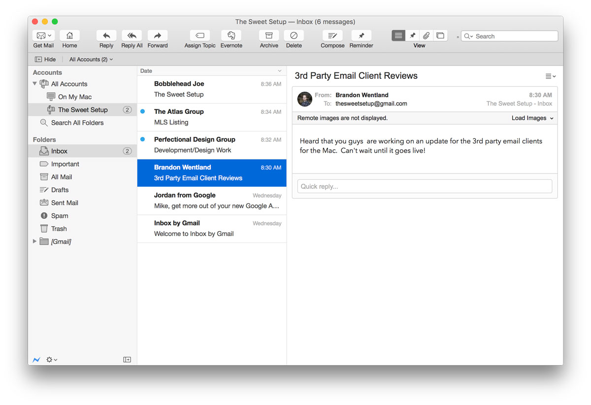 Default Mac Email App